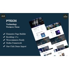 Ptech - Technology Wordpress Theme