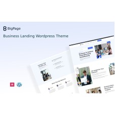 Bigpage - Business Landing Wordpress Theme