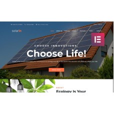 Solarin - Solar Energy Company WordPress Elementor Theme