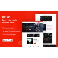 Datum - Cyber Security WordPress Theme