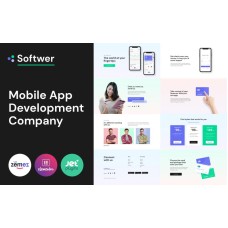 Softwer - Mobile App Development Company Website Template WordPress Theme