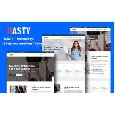 Hasty - IT Solutions, Technology & Multipurpose WordPress Theme