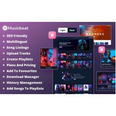 MusicBeat - Web Music Streaming WordPress Theme