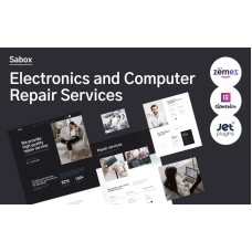 Sabox - Electronics and Computer Repair Services WordPress Theme