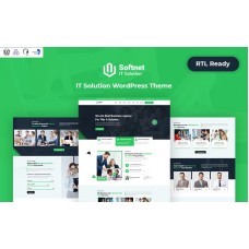 Softnet - IT Solution Company Responsive WordPress Theme