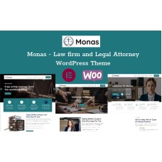 Monas - Law firm and Legal Attorney WordPress Theme