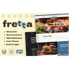 Fretta - Fast Food Delivery & Restaurant WordPress Theme