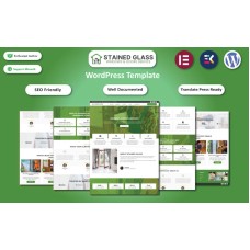 Stained Glass - Windows & Doors Services WordPress Template