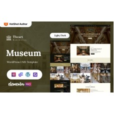 Theart - Art Gallery And Museum WordPress Elementor Theme
