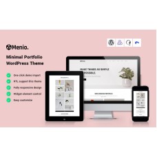 Menio - Minimal Portfolio WordPress Theme