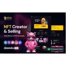 Nftis - NFT Creator Multipurpose WordPress Elementor Theme