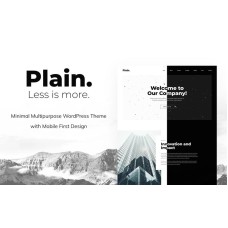 Plain - Minimal Multipurpose WordPress Theme