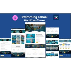 Swimming School Elementor WordPress Themes