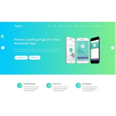 Appro - App Landing Page WordPress Theme