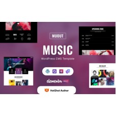 Muout – Music Events WordPress Elementor Theme