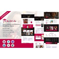 Musiclab - Music Academy and Musicians WordPress Theme