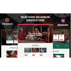 Trisino - Casino and Gambling WordPress Theme