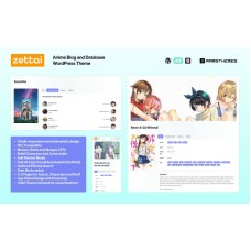 ZETTAI - Anime Blog and Database WordPress Theme + RTL