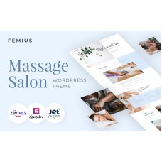 Femius - Massage Salon Ready-to-Use Minimal WordPress Elementor Theme
