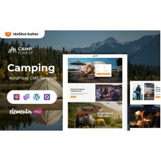 Camp Forest - Camping, Hiking And Adventure WordPress Elementor Theme