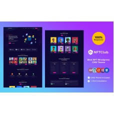 NFTClub - NFT Marketplace Multipurpose Wordpress Theme
