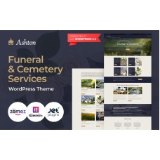 Ashton - Funeral & Cemetery Services WordPress Theme