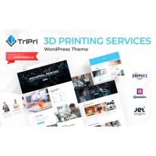 TriPri - 3D Printing Services WordPress Theme