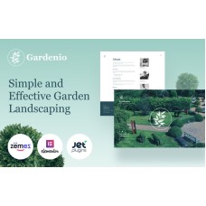 Gardenio - Simple and Effective Garden Landscaping Template for WordPress Theme
