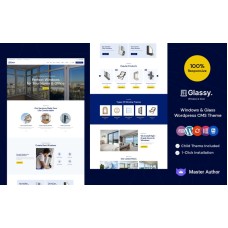 Glassy - Windows and Doors Services WordPress Elementor Responsive Theme