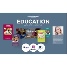 Happy Learning - Education Multipurpose Modern WordPress Elementor Theme