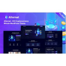 Alternat - ICO Cryptocurrency Responsive Bitcoin WordPress Theme