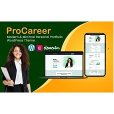 ProCareer -  A stunning and professional Portfolio WordPress theme