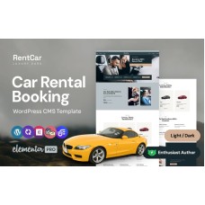 RentCar - Car Rentals Multipurpose WordPress Elementor Theme