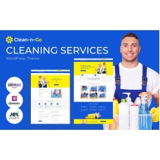 Clean-n-Go - WordPress Theme for Cleaning Services