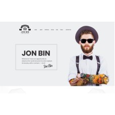 One Page Freelancer Photographer Portfolio WordPress Theme