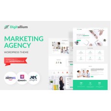 Digitalium - Marketing Agency WordPress Elementor Theme