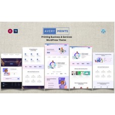 Avery Printing - Printing Business & Print on Demand Services WordPress Theme