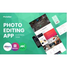 Pictalter - Photo Editing App Landing Page Template