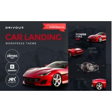 Drivous - Car Landing Responsive  WordPress Elementor Theme