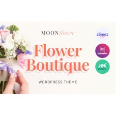Moon Flower - Flower Shop WordPress Theme
