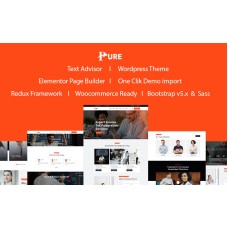 Pure - Tax Advisor Wordpress Theme