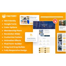 Factory - Industrial Business WordPress Theme