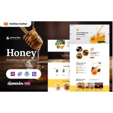 Honnybee - Honey Store And Honey Farm WordPress Elementor Theme