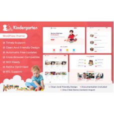 Kindergarten & Play School WordPress Theme