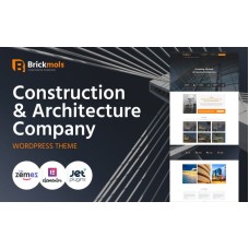 Brickmols - Responsive Construction & Architecture Company WordPress Theme