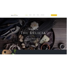 Delicia - Restaurant Responsive WordPress Theme