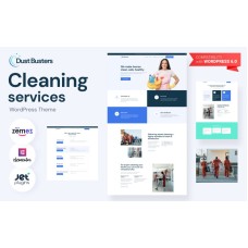 Dust Busters - Cleaning Services Business WordPress Theme