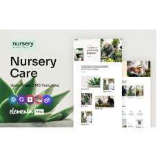 Nursery - Nursery Plant And Garden Multipurpose WordPress Elementor Theme