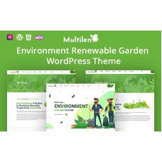 Multilen - Environment Renewable & Gardening WordPress Theme