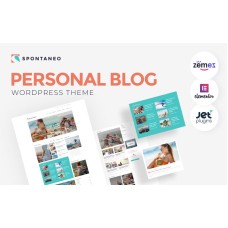 Spontaneo - Personal Travel Blog WordPress Theme